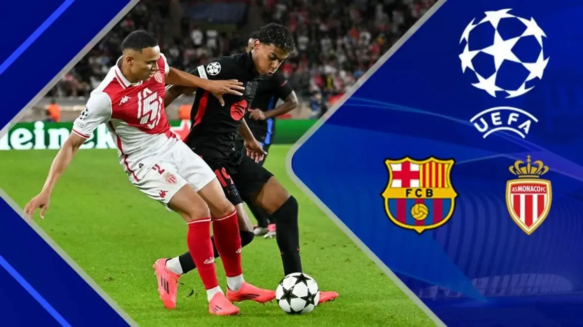 خلاصه بازی موناکو 2 - بارسلونا 1