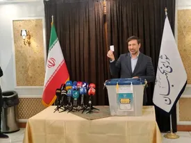 سخنگوی شورای نگهبان رای خود را در صندوق انداخت