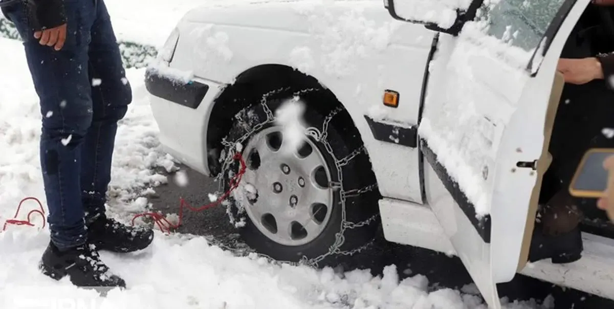 گذر از کندوان بدون زنجیر چرخ ممنوع شد