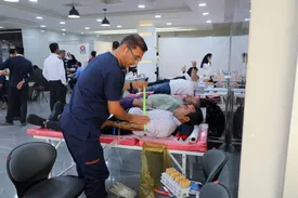 برگزاری پویش اهدای خون در پتروشیمی جم با مشارکت گسترده کارکنان