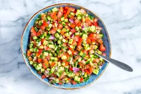 سالاد شیرازی لاکچری شد