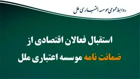 استقبال فعالان اقتصادی از ضمانت نامه موسسه اعتباری ملل