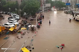 سیلاب در چابهار جاری شد