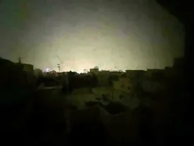 تصویر توجه‌برانگیز از سعادت‌آباد تهران در خاموشی