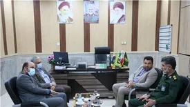 دیدار مدیرعامل شرکت نفت ایرانول با فرمانده سپاه پاسداران آبادان