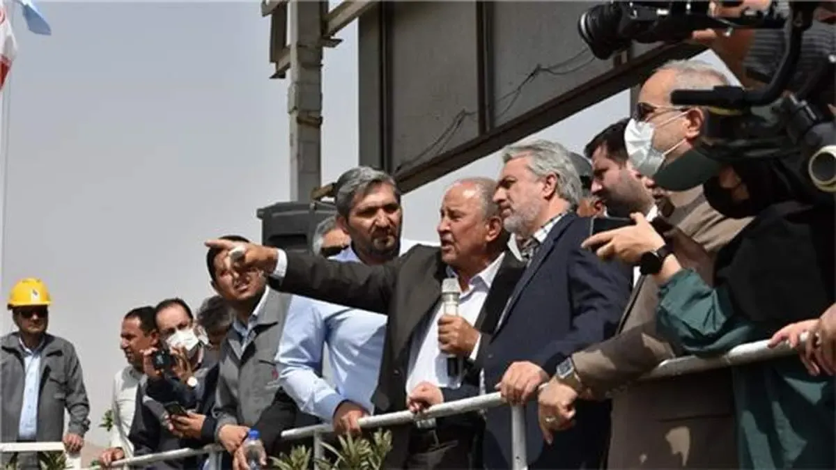 بهره برداری  از خط ۳ کارخانه کنسانتره شرکت سنگ آهن گهرزمین