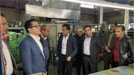 بازدید مدیران ارشد بانک صنعت و معدن از شش طرح بزرگ صنعتی در استان مرکزی