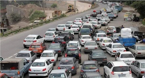 جاده چالوس قفل شد/ ترافیک سنگین با شروع موج‌ سفرهای نوروزی