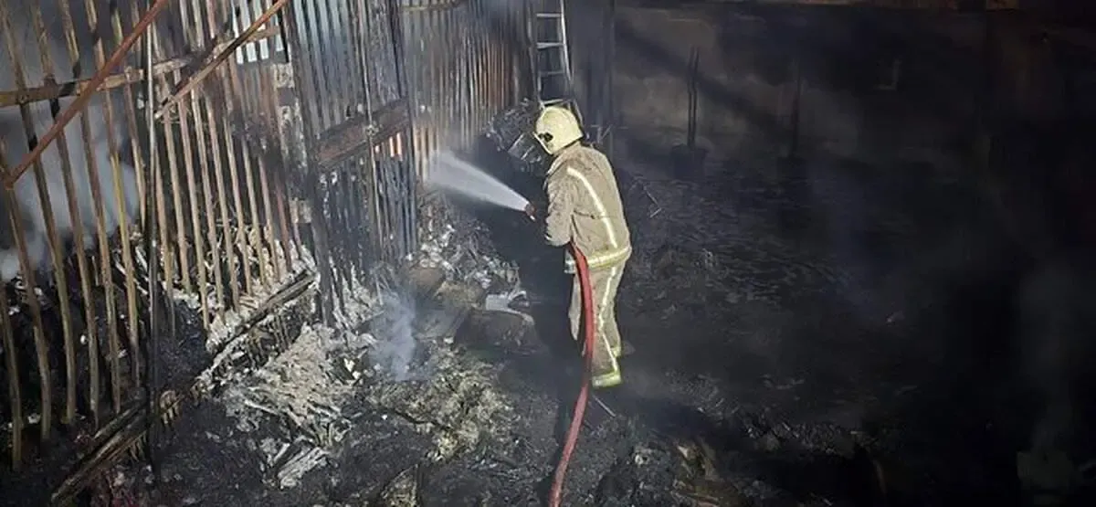 حادثه‌ای دیگر در بازار تجریش/ ۵ مغازه در بازار تجریش سوخت