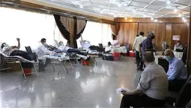 اهدای خون کارکنان سازمان تامین اجتماعی