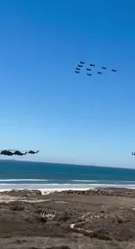 پرواز جنگنده‌های آمریکایی