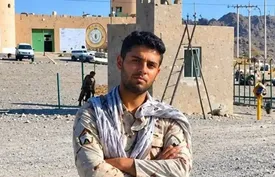 تصویر وحید عنایت، مامور شهید فراجا در نصرت‌آباد