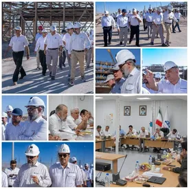 سرپرست گروه پتروپارس و مدیرعامل شرکت متن از پروژه CTEP بازدید کردند/ بررسی چالش‌های طرح توسعه میدان مشترک آزادگان جنوبی