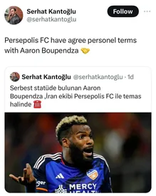 خبرنگار ترکیه‌ای بمب بعدی پرسپولیس را لو داد/ عکس