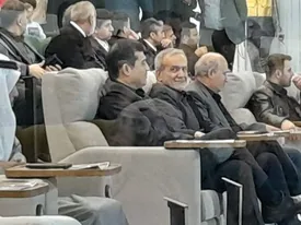 حضور رئیس جمهور و وزیر ورزش و جوانان در ورزشگاه آزادی