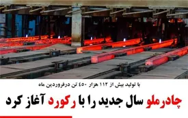 چادرملو سال جدید را با رکورد آغاز کرد