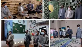 بازدید مدیرعامل شرکت آهن و فولاد ارفع از گنجینه ایثار و شهادت شهرستان اردکان