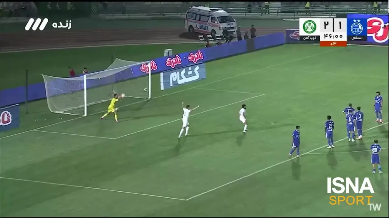 خلاصه بازی جذاب و پرگل استقلال3- ذوب آهن 3/ببینید