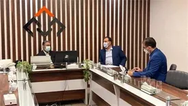 بازدید سرزده دکتر شایان مدیر عامل بانک مسکن از شرکت خدمات ارزی و صرافی بانک مسکن