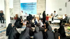 بهره مندی همجواران تاسیسات نفت و گاز مارون ازخدمات پزشکی