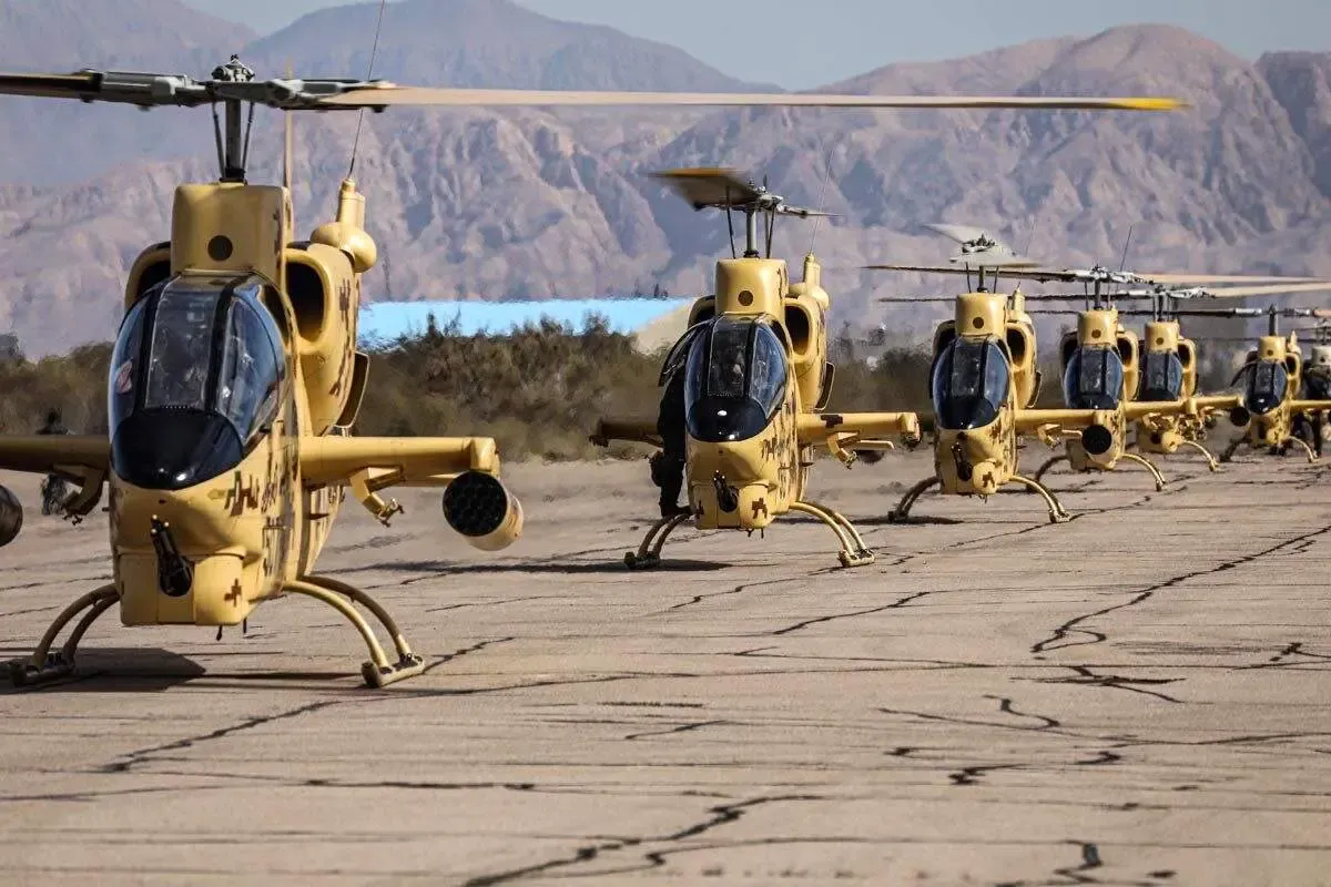 قدرت نمایی کبرا 206 و 214 در مانور هوانیروز