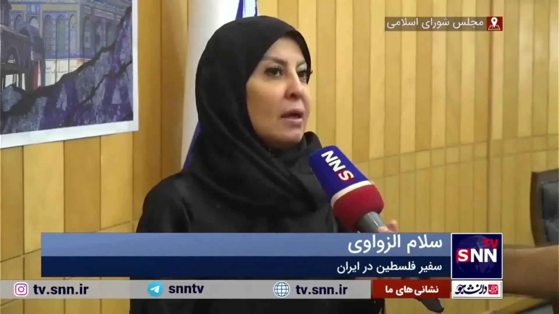 ویدئو/درخواست سفیر فلسطین در ارتباط باآتش بس