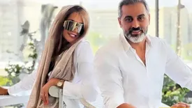 جشن لوکس سالگرد علیرام نورایی با تم سیاه و همسری شبیه آنجلینا جولی!