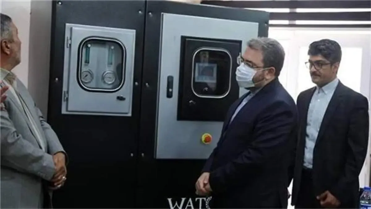 رونمایی از سامانه دانش بنیان نانو گاز منطقه آزاد ماکو