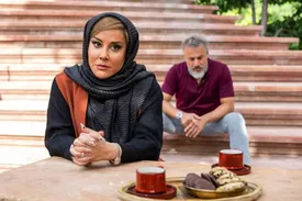 تصویری از آشا محرابی و امیر آقایی در سریال جدید
