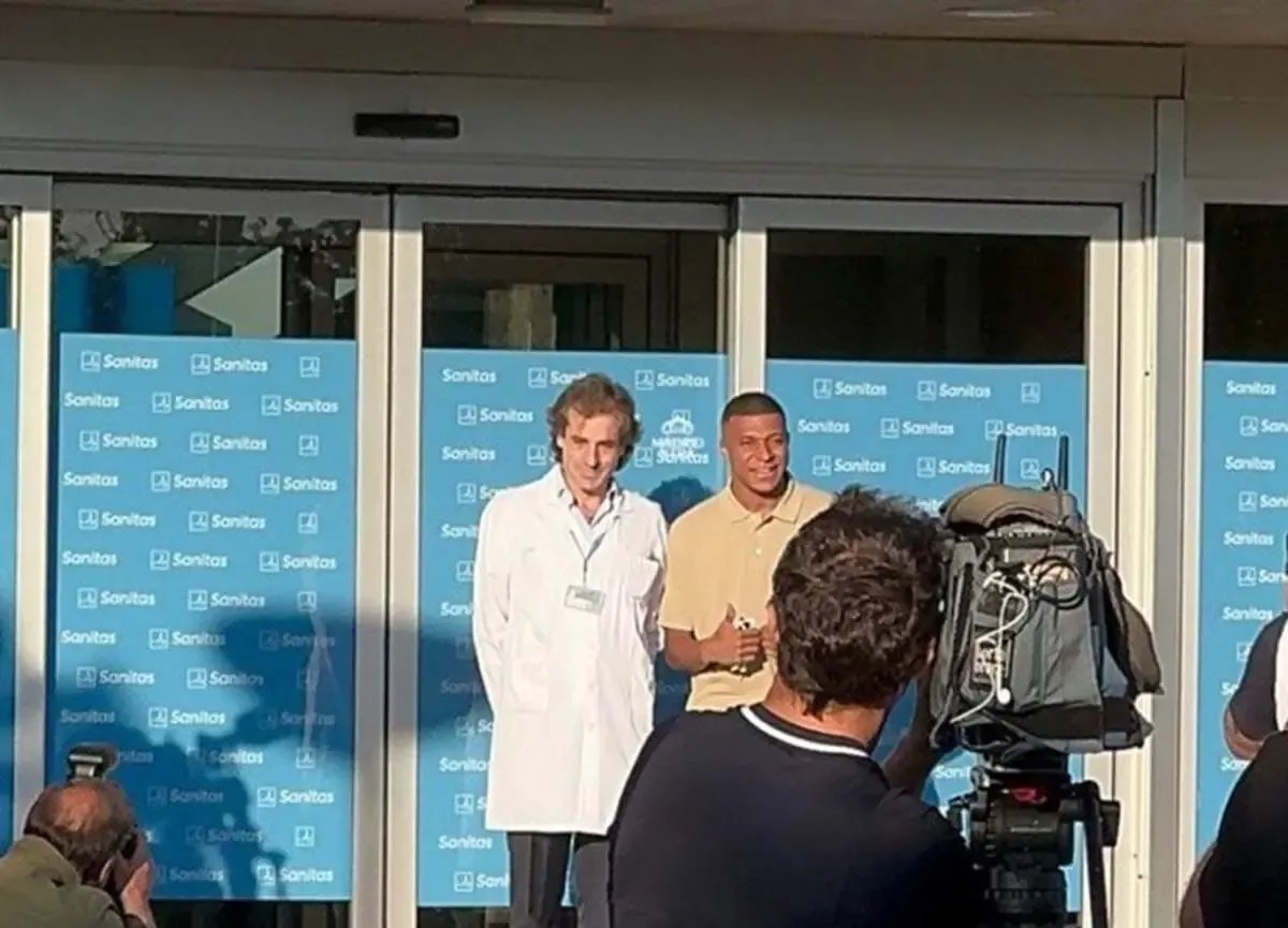 پایان انتظار رئال: امباپه در تست پزشکی/ عکس