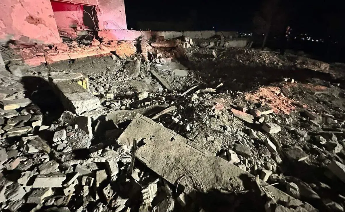 مقر تروریست‌ها بعد از حمله موشکی ایران/ عکس