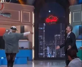 بزن و برقص محمود شهریاری و مهران غفوریان با آهنگ حمیرا/ ببینید