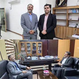 دیدار مهندس تنوره با رئیس دادگستری و دادستان محترم بندرامام (ره)