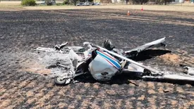 ۲ سرنشین هواپیمای آموزشی سانحه دیده در ساوجبلاغ فوت کردند