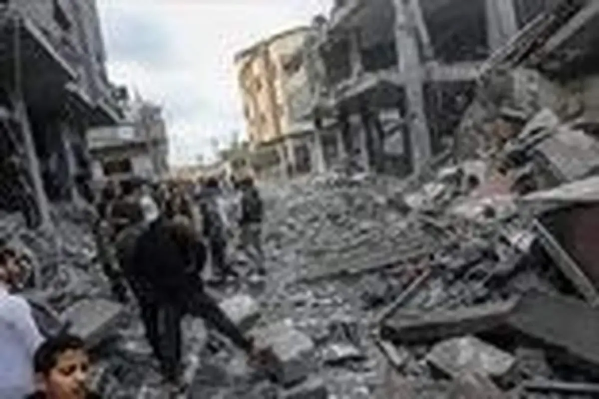 بازگشت فلسطینی ها به  غزه+ عکس