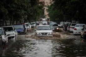مشهد بارانی می شود