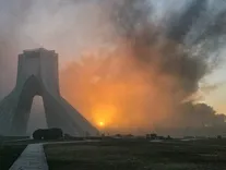 تصاویری غم انگیز از میدان آزادی پس از حملات امروز تهران