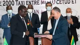 قرارداد تولید دوهزار تاکسی در سایت سنگال ایران‌خودرو به امضا رسید