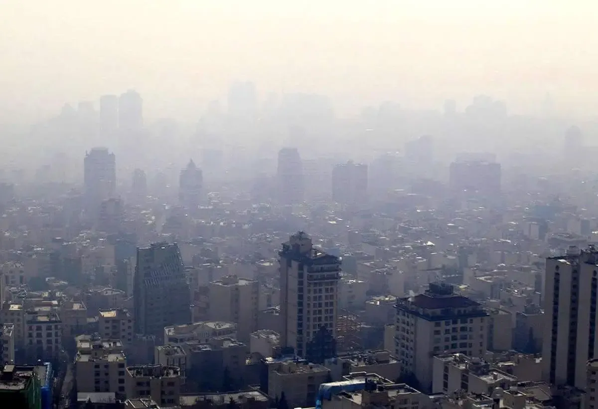 تهران آلوده شد