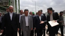 بازدید معاون رییس‌جمهور و وزیر صمت از دو طرح ایدرو در کرمانشاه