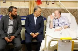 عیادت علیرضا قیطاسی از مشاور امور ایثارگران بانک دی