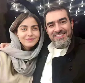 قاب عاشقانه شهاب حسینی و همسرش در جشنواره فجر