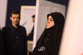 فرزندان پزشکیان در مصلی تهران/ عکس