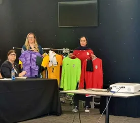 تیم فوتبال زنان سرخپوش می‌شود