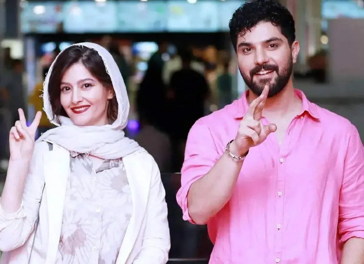 عاشقانه پردیس احمدیه و سینا مهراد/ فیلم