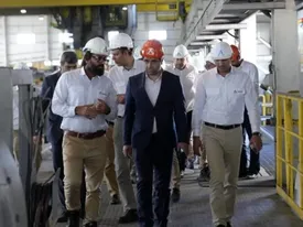 بازدید مدیرعامل بورس کالای ایران از مجتمع صنایع آلومینیوم جنوب