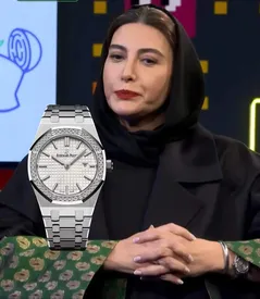 فریبا نادری با ساعت میلیاردی الماس‌نشان سوژه شد