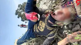 مرد معتاد زیر غلتک آسفالت له شد