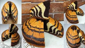 ببینید/ طرز تهیه کیک زبرا فوری با بافت عالی