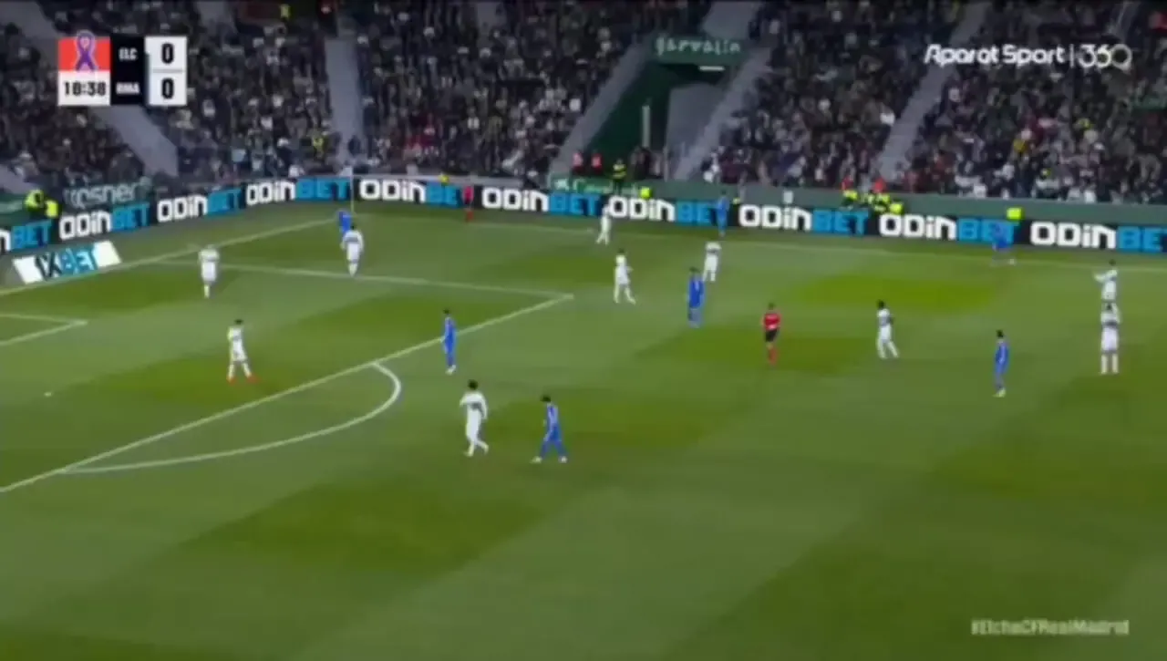 فرنوش جعفری گزارشگر بازی رئال مادرید مقابل الچه/ فیلم